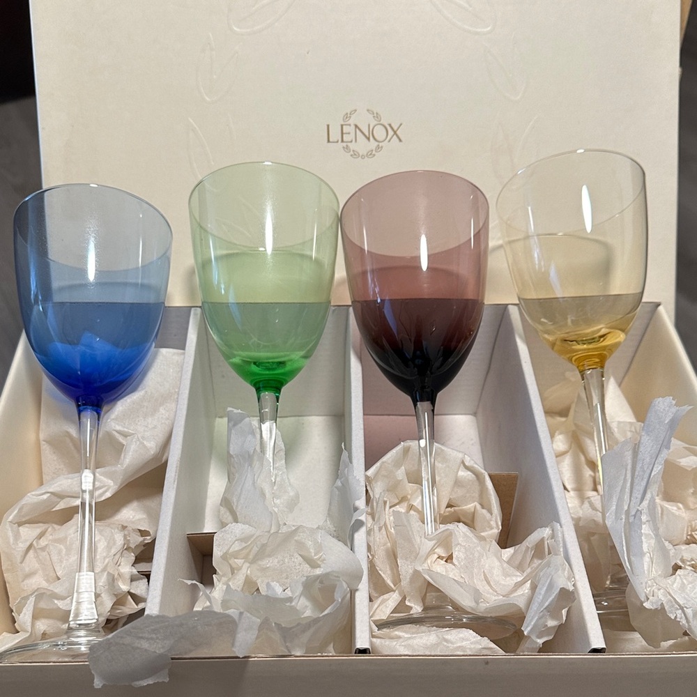 Lenox Vibrant Wine Glass Collection